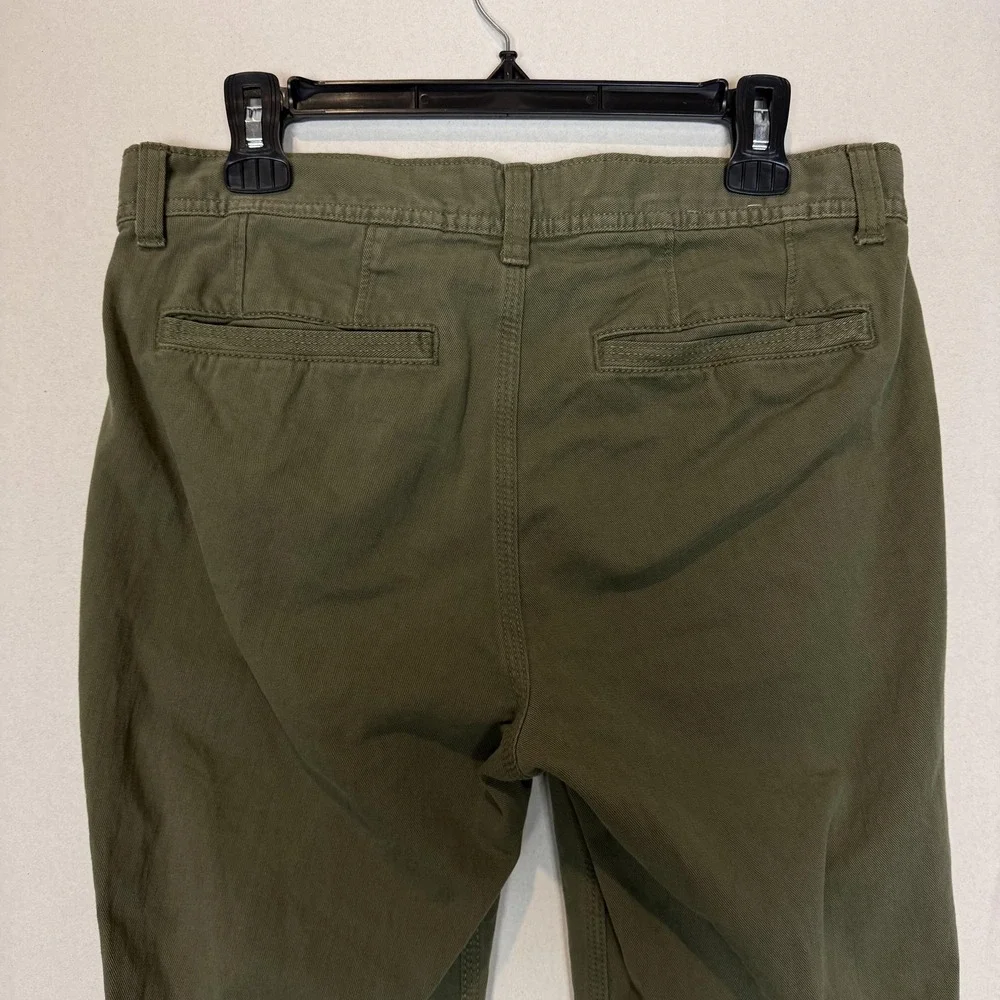 Banana‎ Republic Pants Mens 30x30 Green Athletic Fit Chino Tapered Cotton Casual